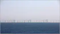 Der Offshore-Windpark R�dsand 2 steht im Fehmarnbelt s�dlich der d�nischen Insel Lolland. 05.06.2016