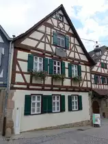 Marbach, Geburtshaus von Schiller in der Niklastorstra�e (26.06.2016)