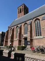 Culemborg, sp�tgotische Grote St. Barbara Kirche, erbaut ab 1421 (09.05.2016)