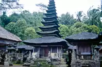 Pura Kehen Tempel in Bangli auf der Insel Bali in Indonesien. Bild vom Dia. Aufnahme: M�rz 1989.
