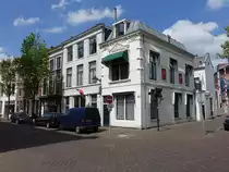 Schiedam, H�user in der Brede Martsteeg Stra�e (11.05.2016)