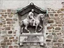 Bautzen. Das Reiterstandbild des s�chsischen K�nigs Albert I. wurde 1913 am Lauenturm enth�llt.. 22.06.2016