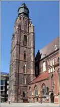 Breslau. Dieser Bau der Elisabethkirche (poln. Bazylika św. Elżbiety Węgierskiej) wurde Anfang des 14. Jahrhunderts errichtet.Vorg�ngerbauten gab es bereits im 11. Jahrhundert. 23.06.2016