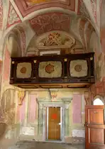 Bled, die Empore in der Burgkapelle, Juni 2016