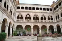 GUADALUPE (Provincia de C�ceres), 05.10.2015, im Innenhof des Paradors