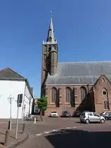 Montfoort, sp�tgotische Ref. Kirche St. Jans, erbaut um 1500 (12.05.2016)