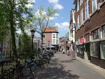 Utrecht, H�user an der Oude Gracht (12.05.2016)