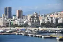 SANTA CRUZ DE TENERIFE (Provincia de Santa Cruz de Tenerife), 29.03.2016, Blick vom Schiff auf die Plaza de Espa�a