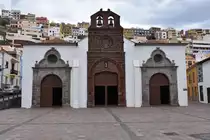 SAN SEBASTI�N DE LA GOMERA (Provincia de Santa Cruz de Tenerife), 30.03.2016, Iglesia de Nuestra Se�ora de la Asunci�n, um 1450 errichtete einschiffige Kapelle aus Ziegel- und Bruchsteinen