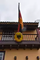 SANTA CRUZ DE LA PALMA (Provincia de Santa Cruz de Tenerife), 31.03.2016, das deutsche Honorarkonsulat an der Avenida Mar�tima