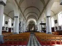 Dudzele, Innenraum der St. Pieter Kirche (13.05.2016)