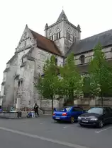 Lillers, Kollegiatskirche St. Omer, erbaut von 1120 bis 1150 (14.05.2016)