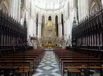 Amiens, Chorgest�hl in der Kathedrale Notre Dame (15.05.2016)