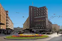 Biel/Bienne, Volkshaus. Ein Bau aus den 1920er Jahren beim General-Guisan-Platz/Bahnhofstrasse. Aufnahme vom 27. April 2010, 17:32
