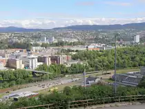 Blick auf Trondheim am 28. Juni 2016.