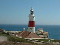 Leuchtturm Europa Point am S�dende der Halbinsel, von hier ist es nicht mehr weit nach Afrika. Aufgenommen im September 2003