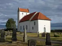 Lyngsj� Kyrka, romanisch erbaut im 11. Jahrhundert (12.06.2016)