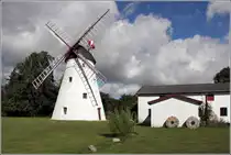 Die Windm�hle in Pedersker, im S�den Bornholms. 23.08.2016