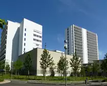 Basel, Hochh�user auf dem Firmengel�nde des Chemie-Konzerns Novartis, Juli 2016