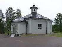 Malingsbo, achteckige Holzkirche, erbaut um 1700 (16.06.2016)