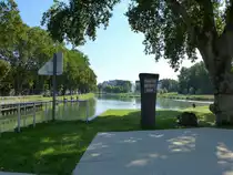 Stra�burg, Park du Heyritz am Rhein-Rhone-Kanal, 2014 er�ffnet, Aug.2016