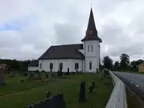 �ppelbo, Ev. Kirche, erbaut 1771, Kirchturm von 1887 (17.06.2016)
