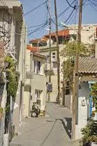 Gasse am �Old Platanias� auf Kreta. Aufnahme: 22. Oktober 2016.