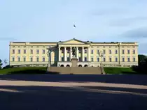 K�nigliches Schlo� zu OSLO, in morgendlicher Stimmung; 160717