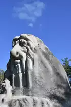 OSLO (Fylke Oslo), 08.09.2016, Troll-Statue am Holmenkollen