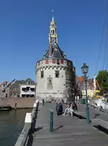 Hoorn, Hoofdtoren, erbaut 1532, T�rmchen von 1651 (27.08.2016)