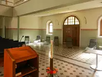 Zug, reformierte Kirche, Innenansicht. Manchmal darf es eben bequem sein... - 18.09.2012