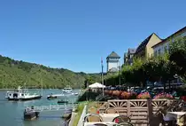 Rheinuferpromenade in Boppard mit F�hranleger - 23.08.2016