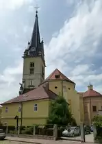 Ljubljana, die Kirche St.Jakob, 1613-15 erbaut von Francesco Ferrata, Juni 2016