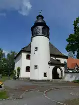 Marktschorgast, Ev. Dreifaltigkeitskirche, erbaut von 1928 bis 1929 durch die Firmen Bauer, Bernetter und Hans M�ller (21.05.2016)