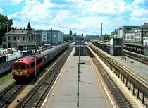 Gy�r, Bahnhof. Aufnahme Juni 2006