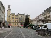 Rathaus Zittau am 26. November 2016 auch weihnachtlich geschm�ckt.
