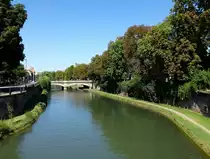 Stra�burg, Partie an der Ill am Kaiserviertel, Aug.2016