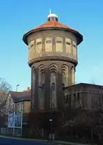Ehemaliger Wasserturm des Bahnhofs G�rlitz an der Sattigstra�e, im Dezember 2016. 