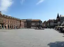 Stra�burg, Blick �ber den Kleberplatz, ehemals Barf��erplatz, im Zentrum der Stadt, Juli 2016