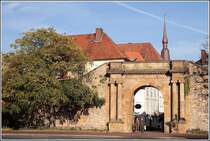Hinter dem Heger-Tor befindet sich die sehenswerte Altstadt von Osnabr�ck.