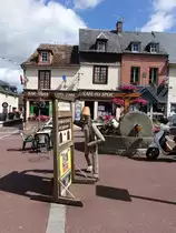 Cambremer, Cafe am Place de la Mairie (12.07.2016)