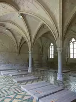 Saint-Ouen-l’Aum�ne, Refrektorium in der Abtei Notre-Dame-La-Royale de Maubuisson (16.07.2016)