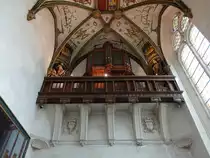 Ecouen, Orgelempore in der Schlo�kapelle (16.07.2016)