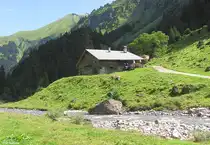 Alpte Breitengehren hinter Ein�dsbach im Rappenalptal (Landkreis Oberallg�u - Sommer 2004)
