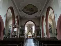 H�chberg, Innenraum der Wallf. Kirche Maria Geburt (15.06.2016)