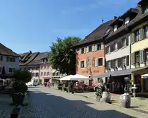 Staufen im Breisgau, Hauptstra�e in der Altstadt, Juni 2014