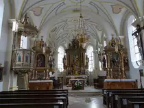 Mittenkirchen, Alt�re in der St. Nikolaus Kirche (03.07.2016)