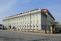 Das Ansbacher Schloss am 14. M�rz 2017. Das Schlo� war mal die Residenz der Markgrafen und beherbergt heute die Regierung von Mittelfranken.
