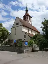 Steinheim an der Murr, Ev. St. Martin Kirche, romanische Basilika, erbaut ab 1235 (26.06.2016)