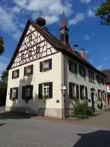 Nimburg im Breisgau, Rathaus von 1736 in der Breisacher Stra�e (14.08.2016)